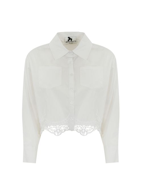 Camicia crop in cotone NO SECRETS | 251NS238COCCO